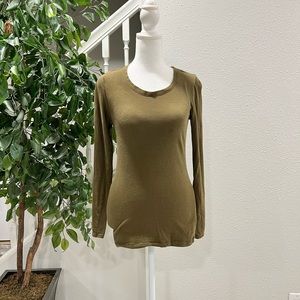 Ambiance Apparel Long Sleeve Crew Neck Shirt